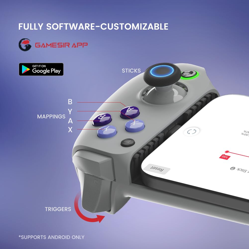 GameSir G8 Galileo Type-C for Android & iPhone Gamepad Mobile Gaming Controller