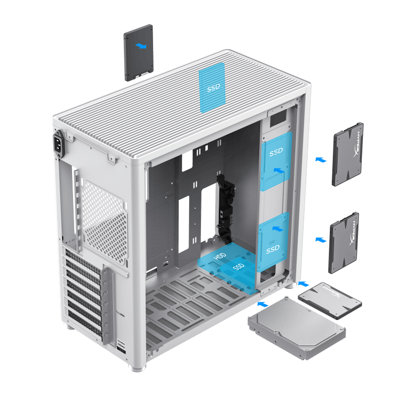 GAMEMAX MeshBox PRO WT GAMING CASE