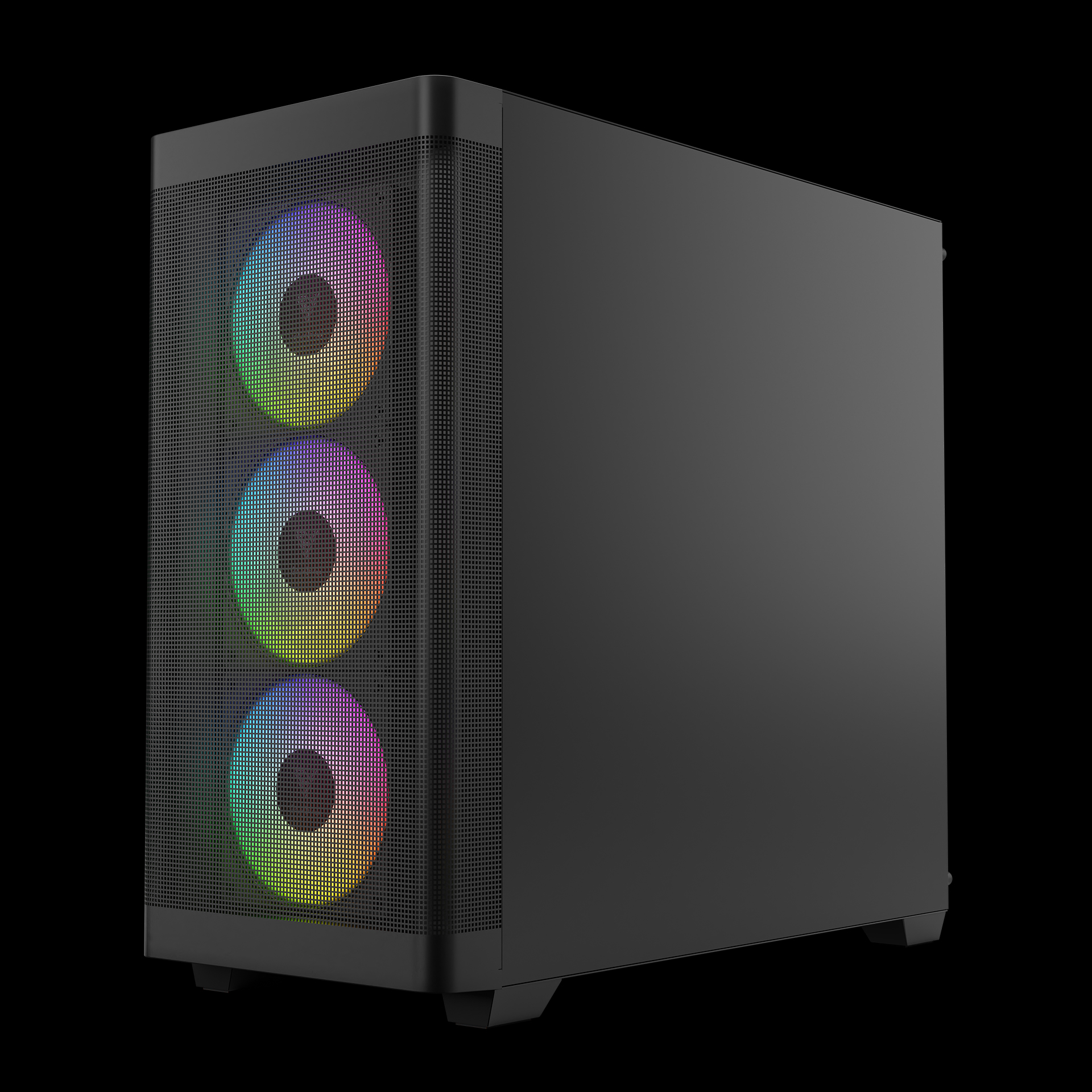 GAMDIAS ATHENA M3 ARGB Mid Tower Gaming Case - Black