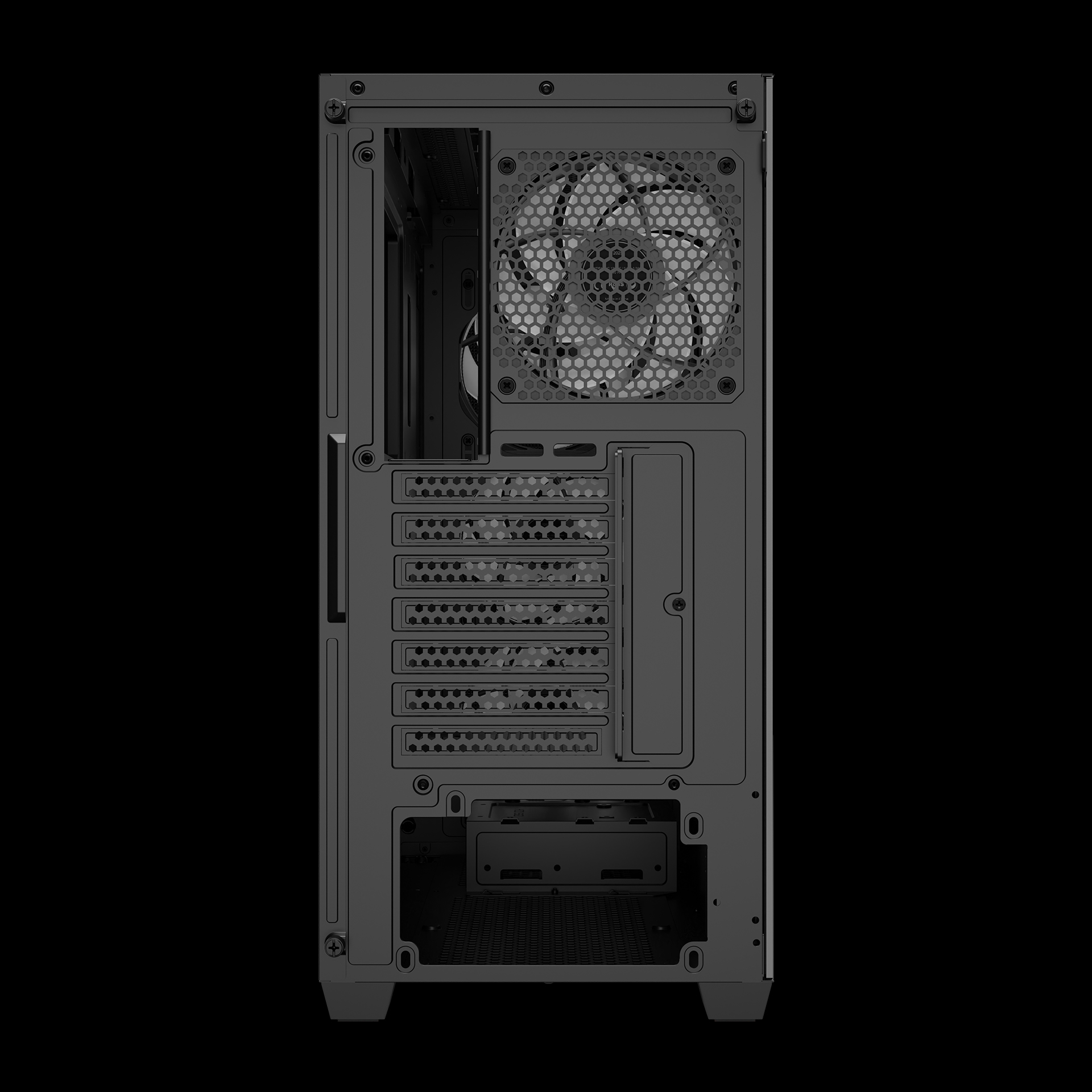 GAMDIAS ATHENA M3 ARGB Mid Tower Gaming Case - Black