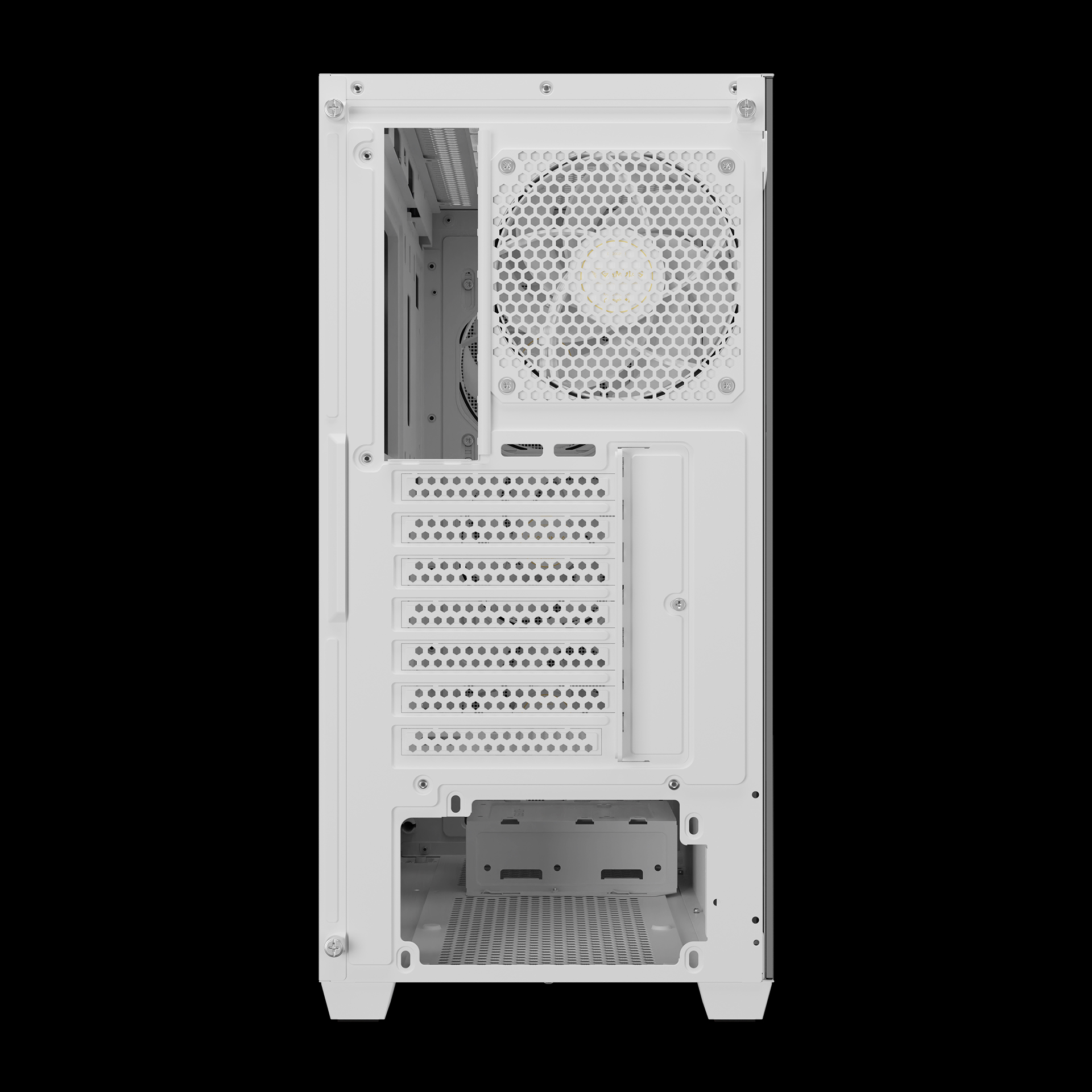 GAMDIAS ATHENA M3 ARGB Mid Tower Gaming Case - White