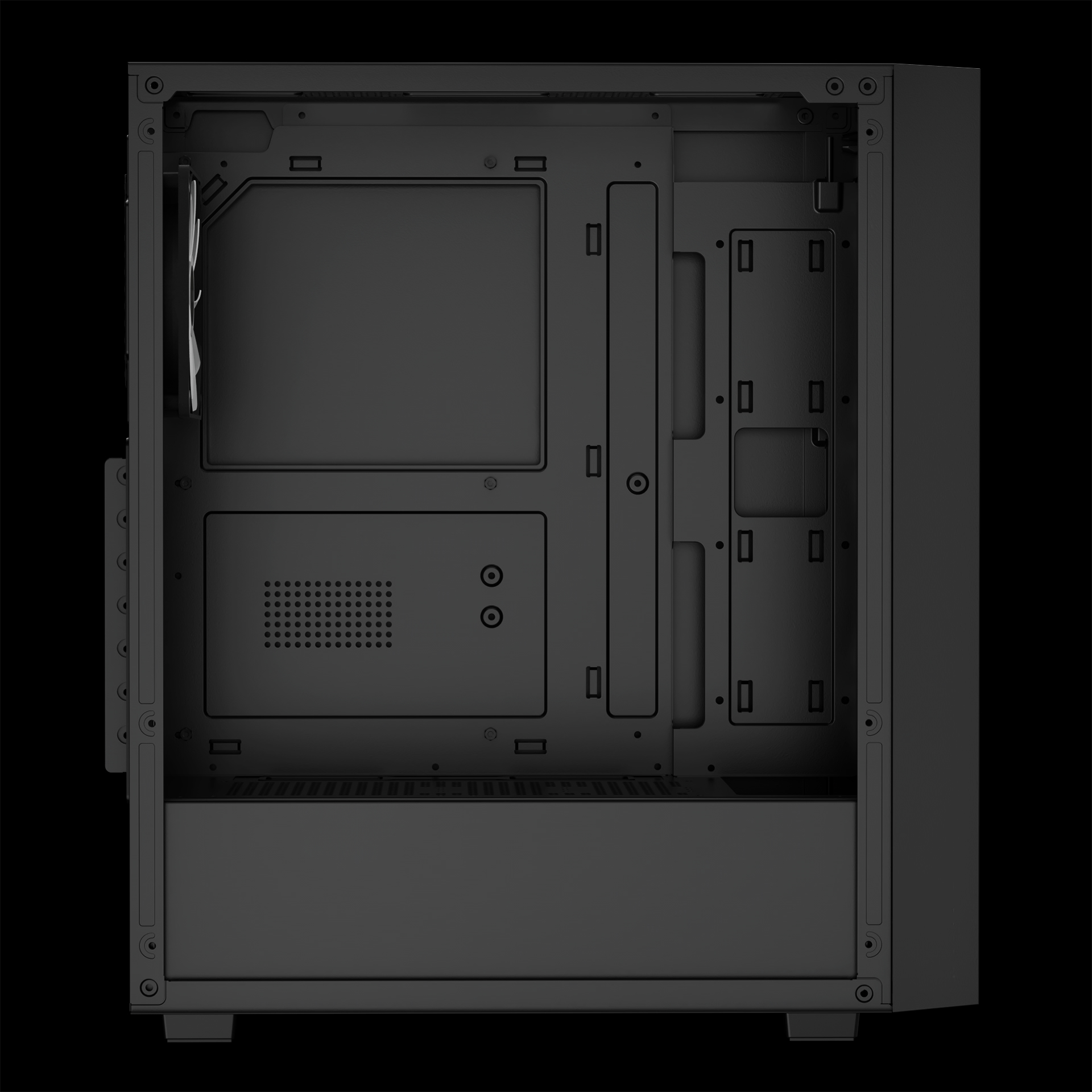 GAMDIAS AURA GC2 ELITE ARGB Mid Tower Gaming Case - Black
