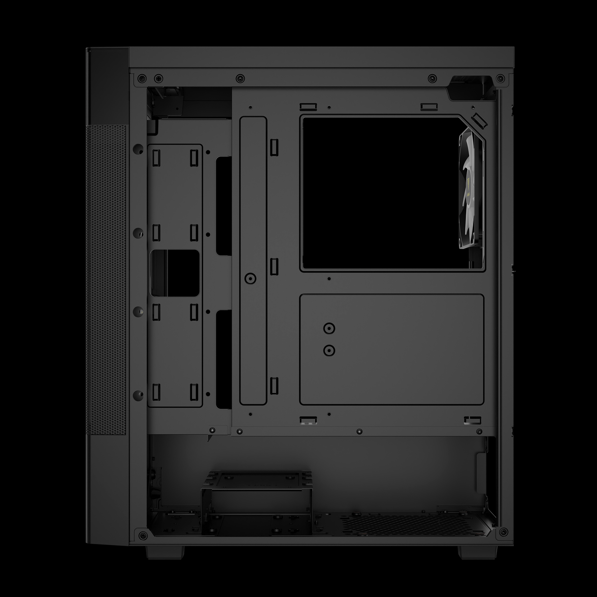GAMDIAS AURA GC5 ELITE ARGB Mid Tower Gaming Case - Black