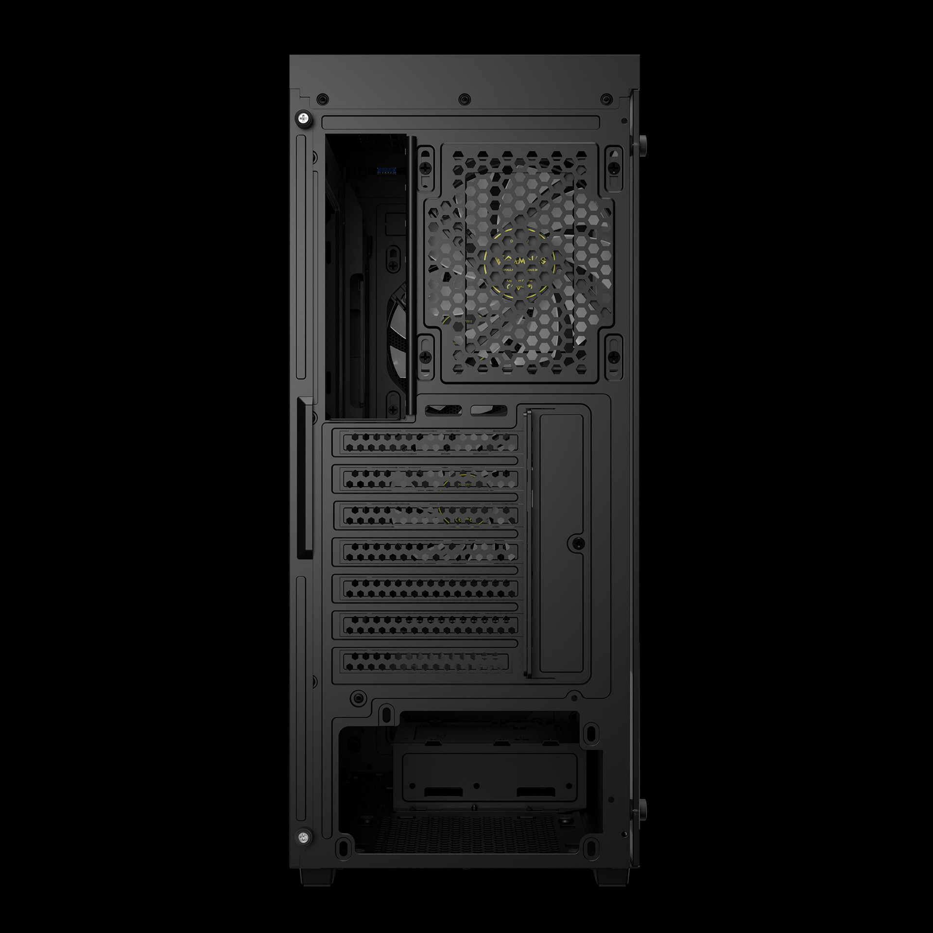 GAMDIAS AURA GC5 ELITE ARGB Mid Tower Gaming Case - Black