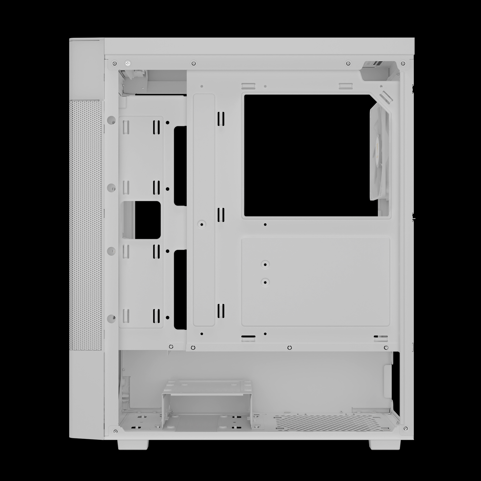 GAMDIAS AURA GC5 ELITE ARGB Mid Tower Gaming Case - White