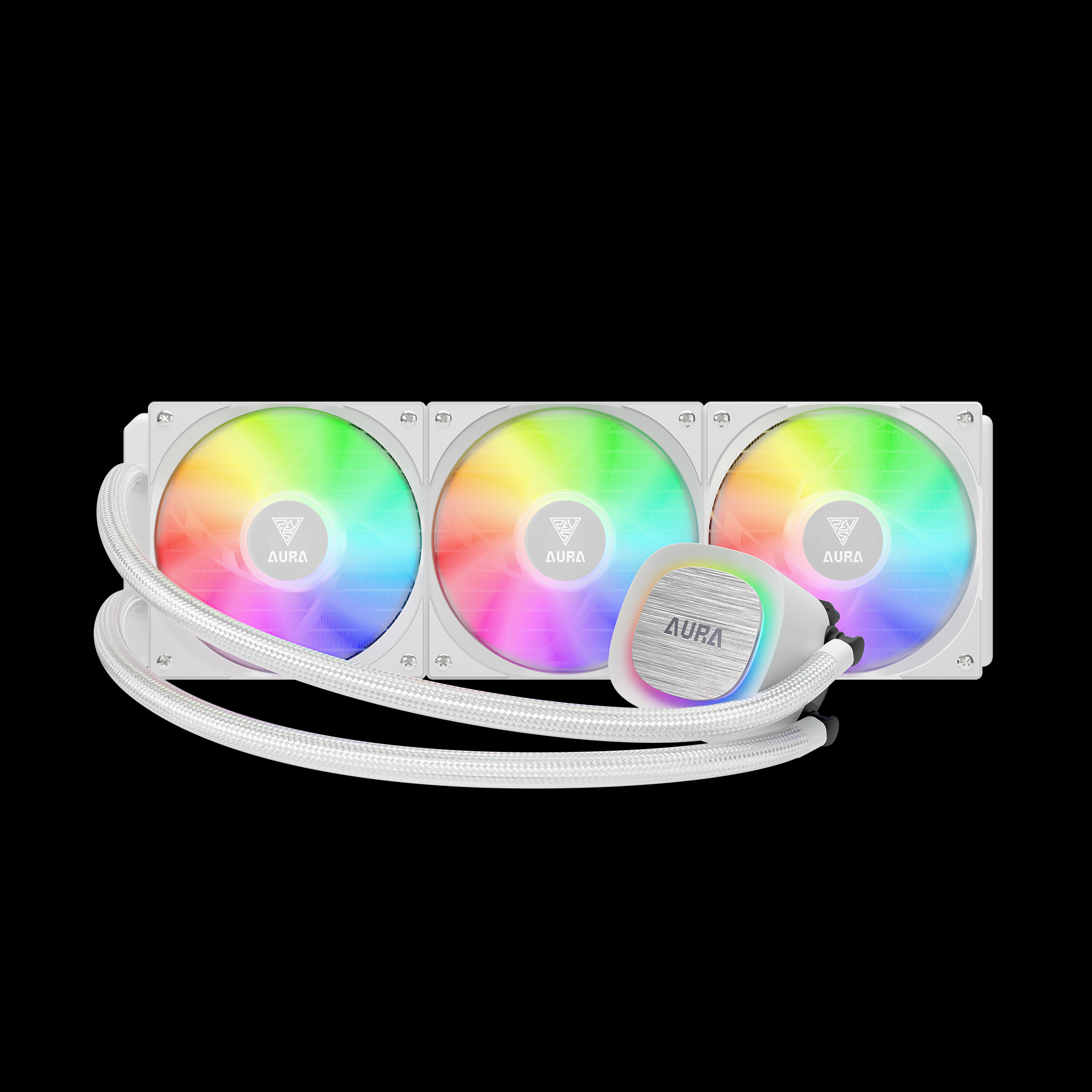 GAMDIAS AURA GL360 V2 ARGB Liquid Cooler - White