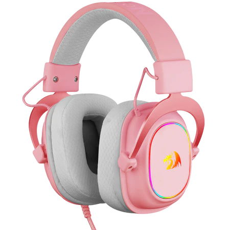 Redragon H510 Zeus-X RGB Wired Gaming Headset - Pink