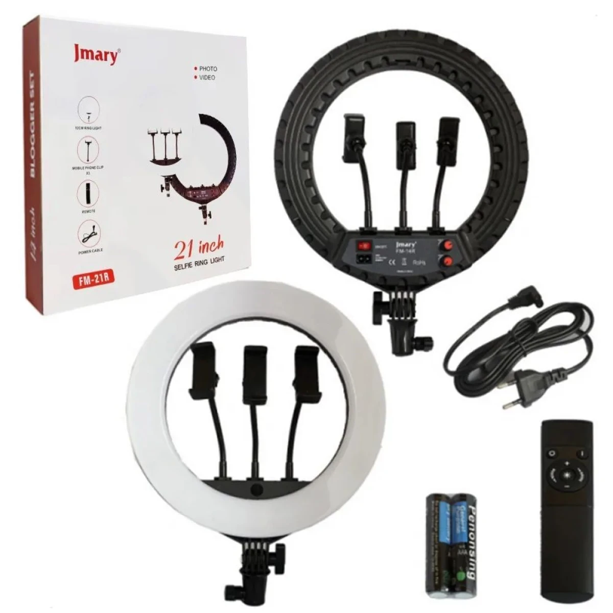 Jmary Selfie FM-21R Ring Light 21 Inch With Remote, 72W