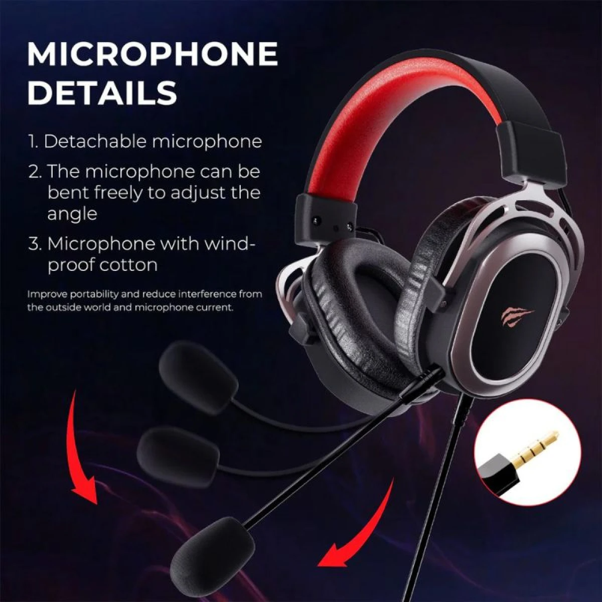 HAVIT H2008D Gaming Headset with 3.5mm Jack