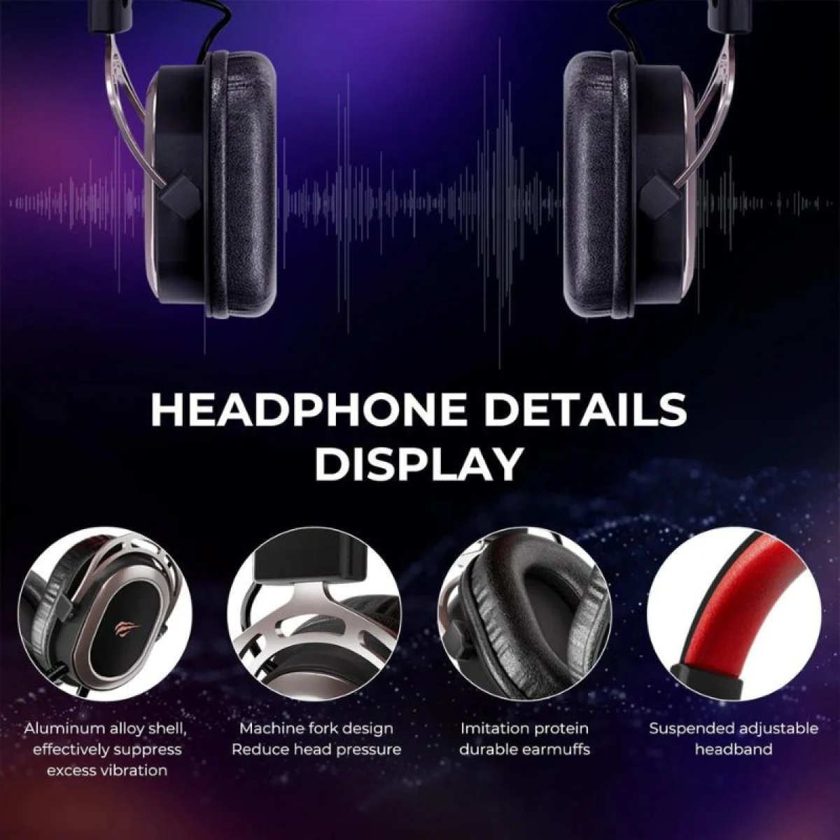 HAVIT H2008D Gaming Headset with 3.5mm Jack