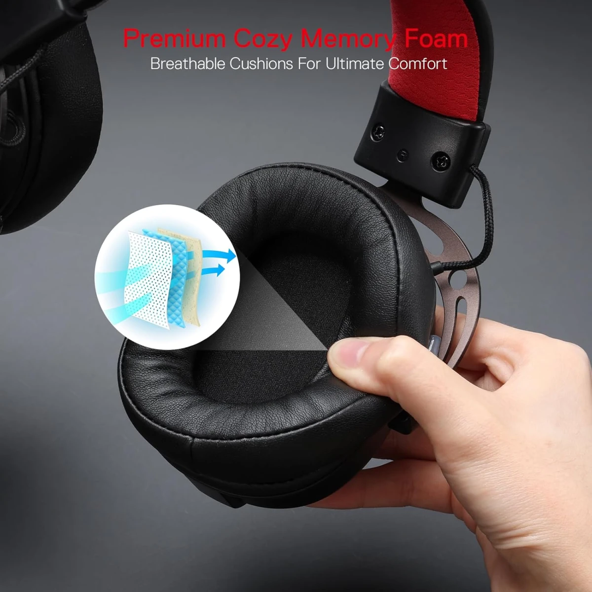 Redragon H376BR Aurora Wired Gaming Headset - Black