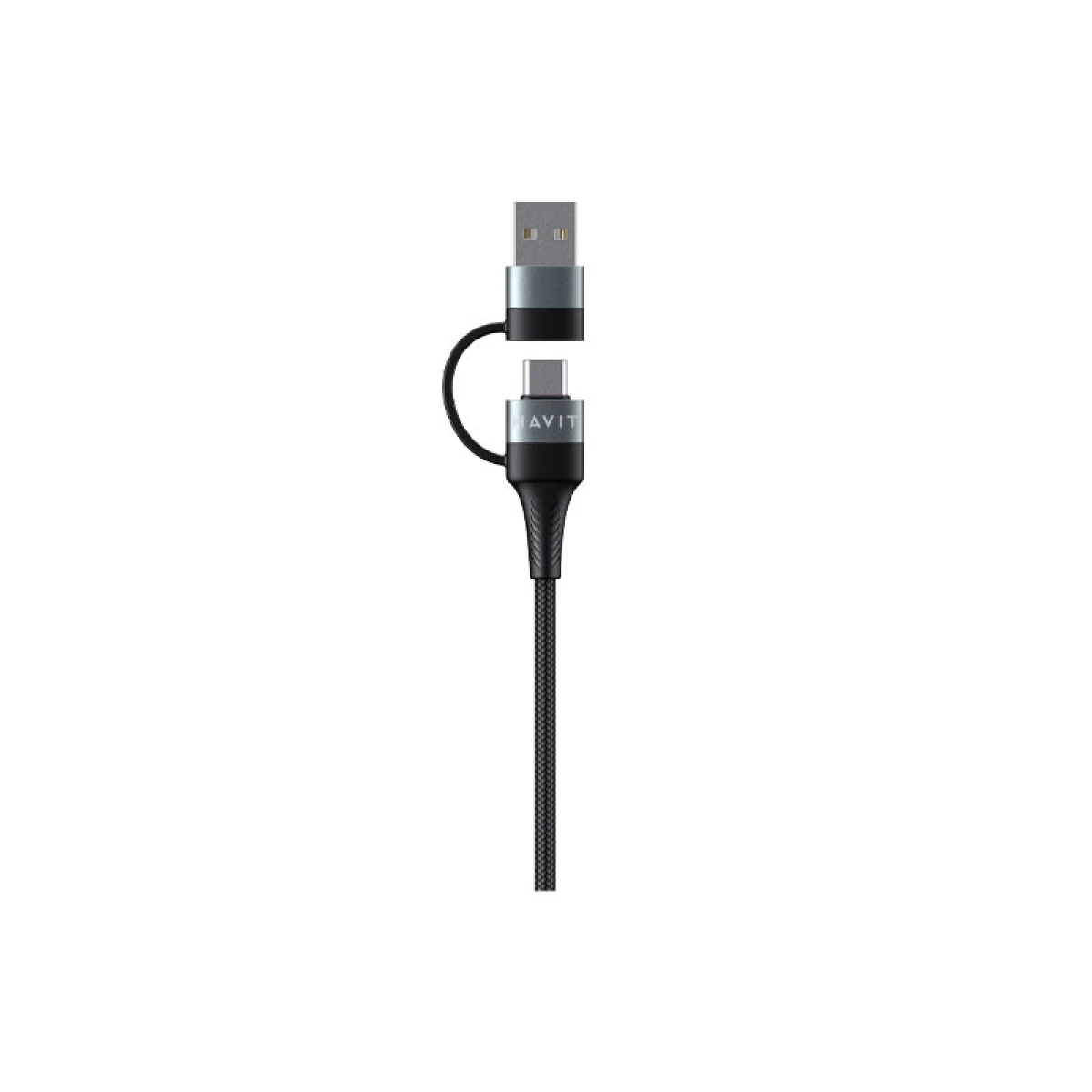 HAVIT CB6244 4 IN 1 Multi Charging Cable USB-A/USB-C to USB-C/Lightning