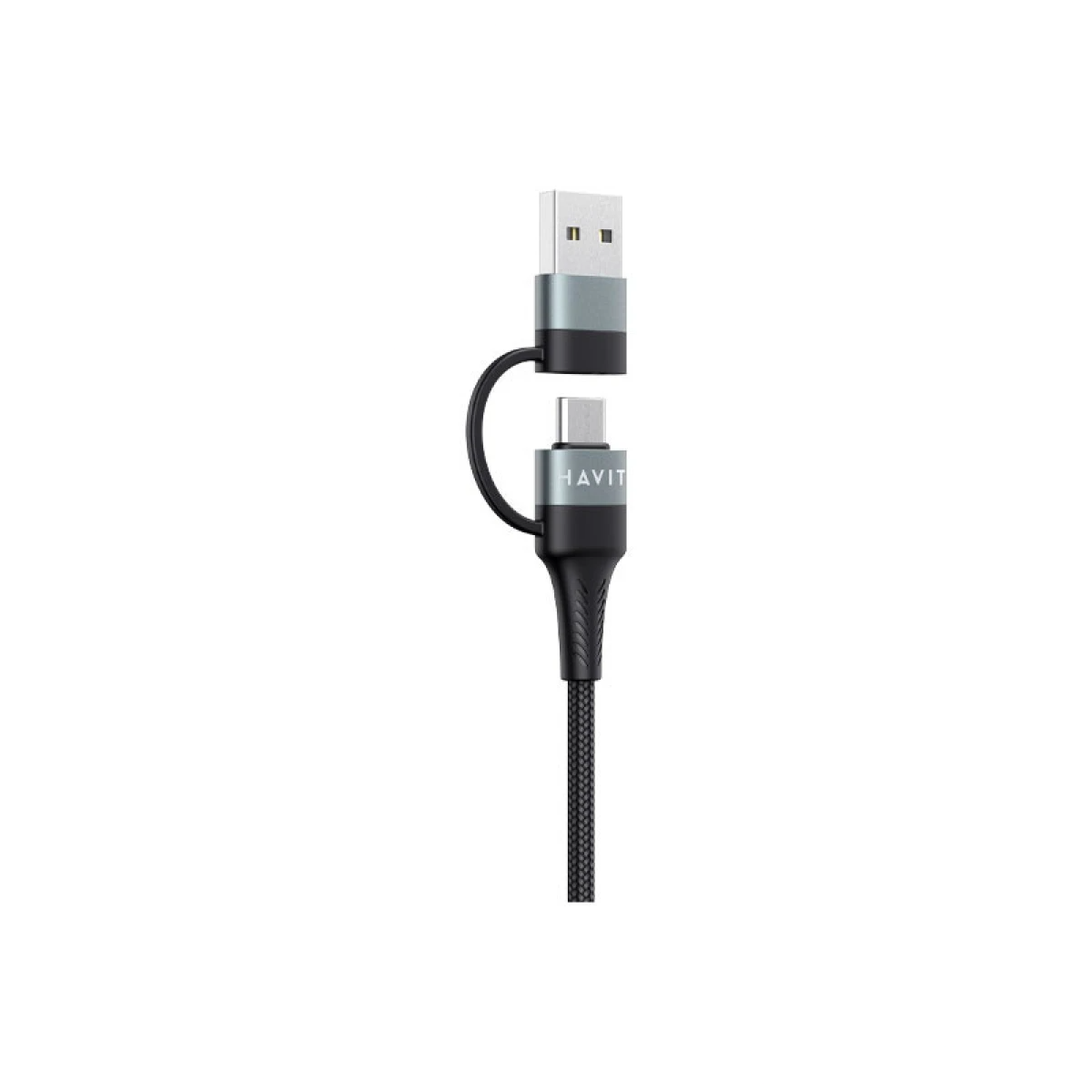 HAVIT CB6244 4 IN 1 Multi Charging Cable USB-A/USB-C to USB-C/Lightning