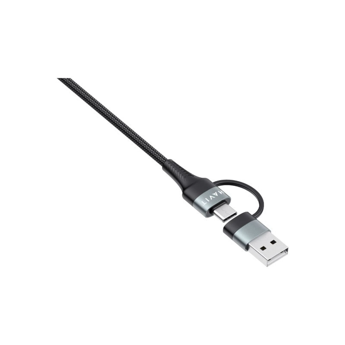 HAVIT CB6244 4 IN 1 Multi Charging Cable USB-A/USB-C to USB-C/Lightning