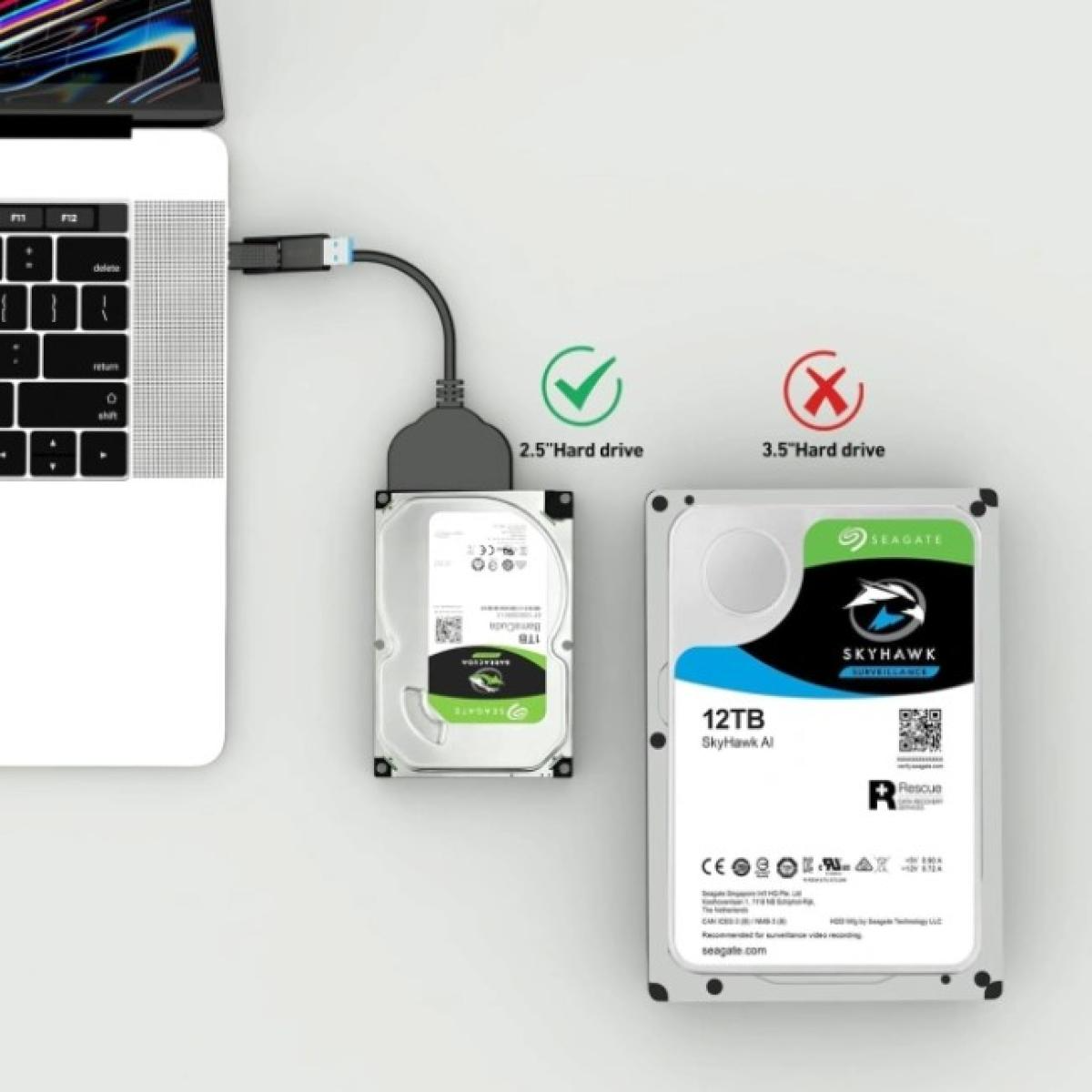 Haing USB 3.0&TYPE C A To 3.5''/2.5