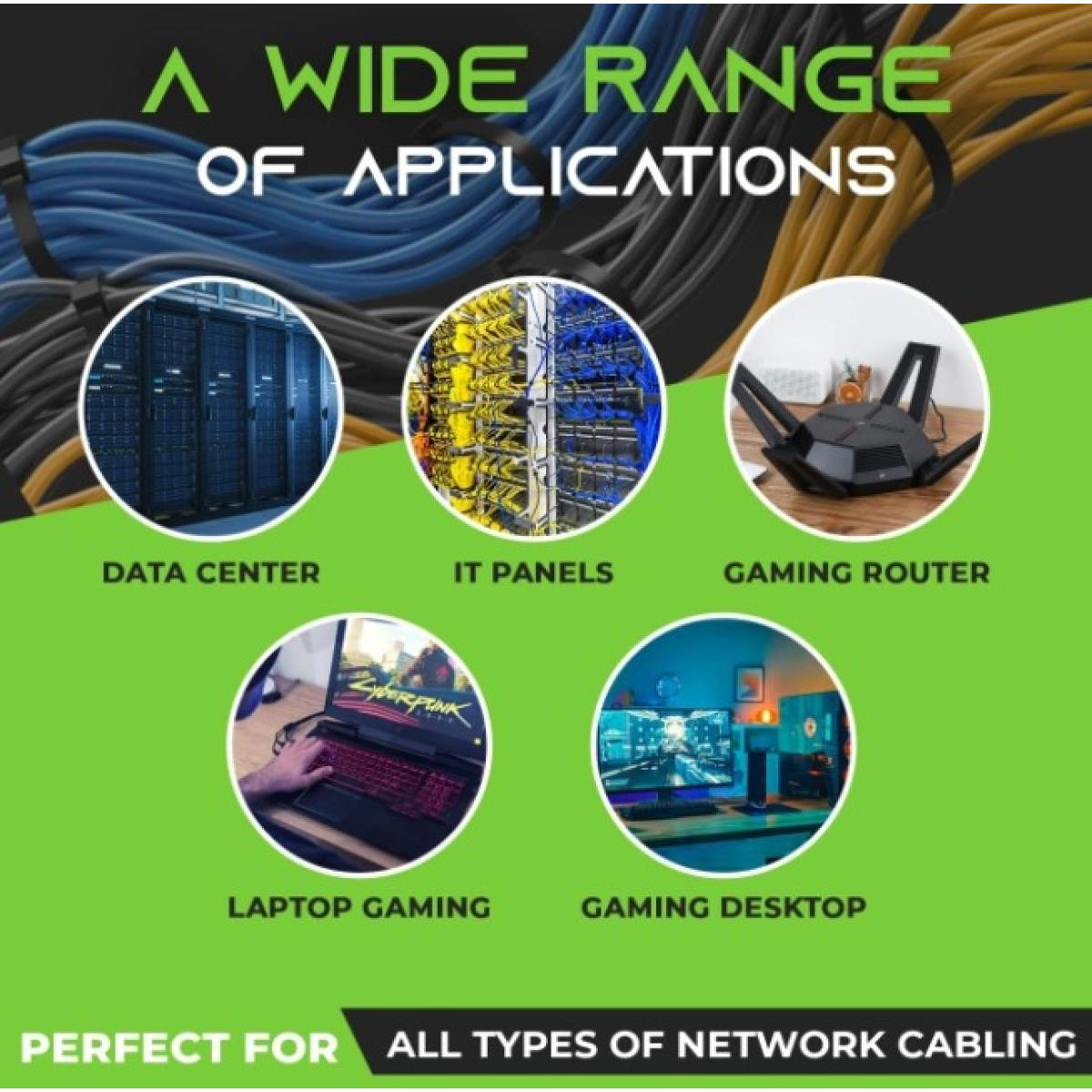 HAING HI-CAT704-15M High Speed SFTP CAT7 Ethernet Cable 15M