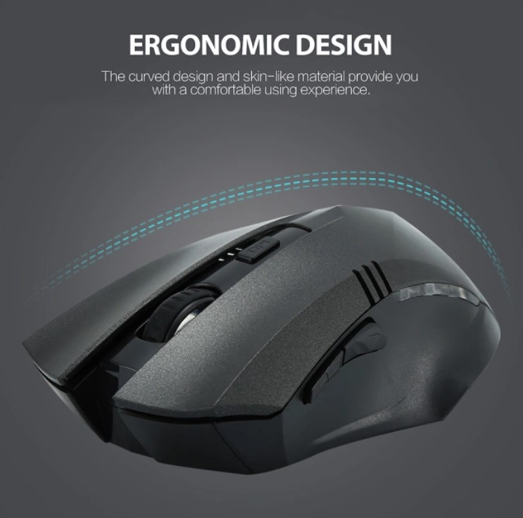 HAING HI-T001 2.4G Wireless Mouse with Type-C Connector
