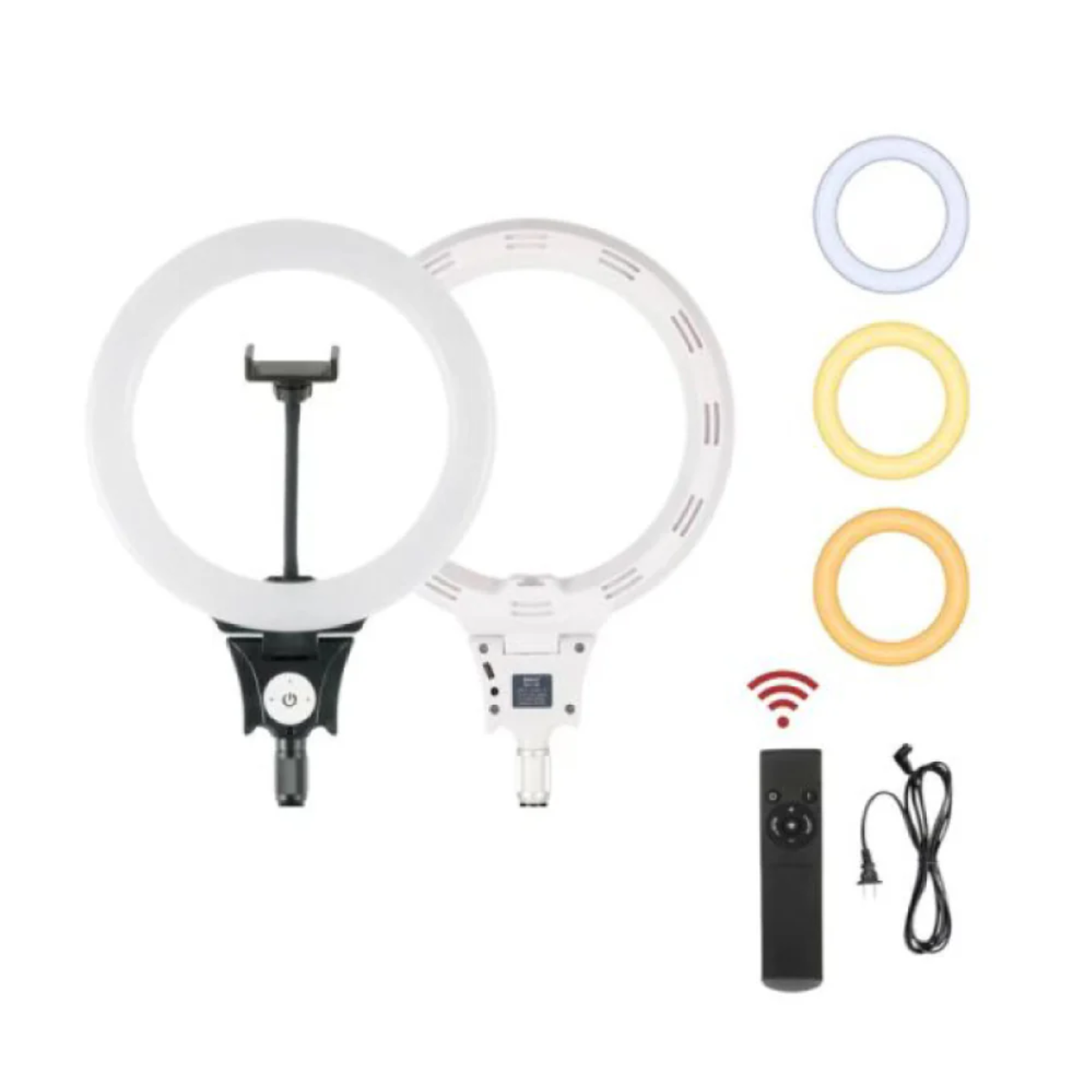 Jmary 12 Inch Selfie Ring Light With Remote & Stand - Black