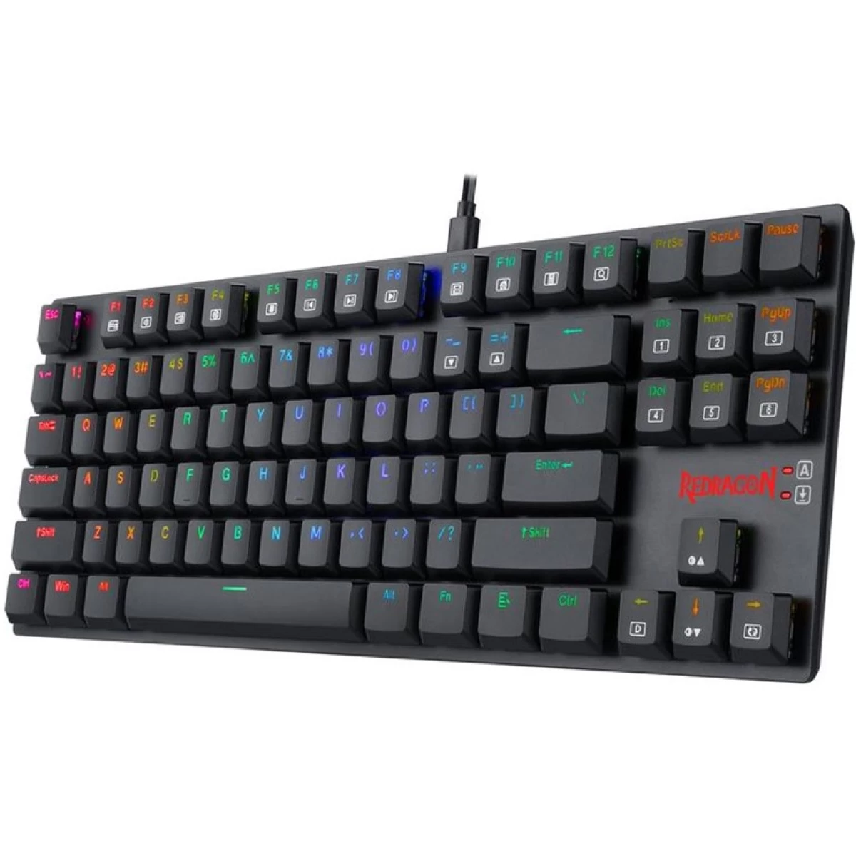 Redragon K607-R6B Aps TKL Mechanical Gaming Keyboard (Dust-Proof Blue Switch)