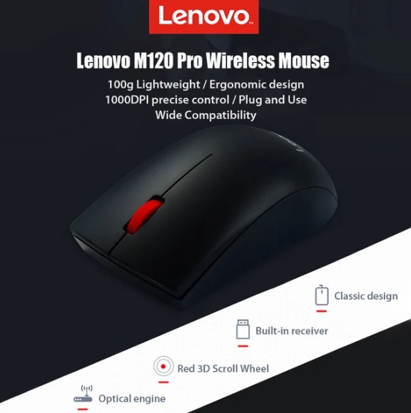 Lenovo M120Pro Wireless Mouse