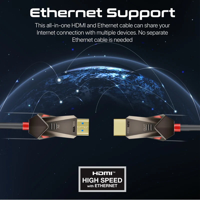 Promate ProLink4K60-20M HDMI 2.0 Cable 4K@60Hz