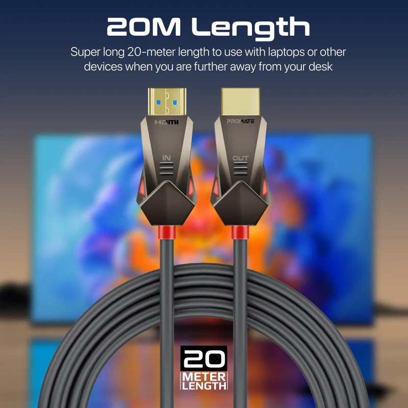 Promate ProLink4K60-20M HDMI 2.0 Cable 4K@60Hz