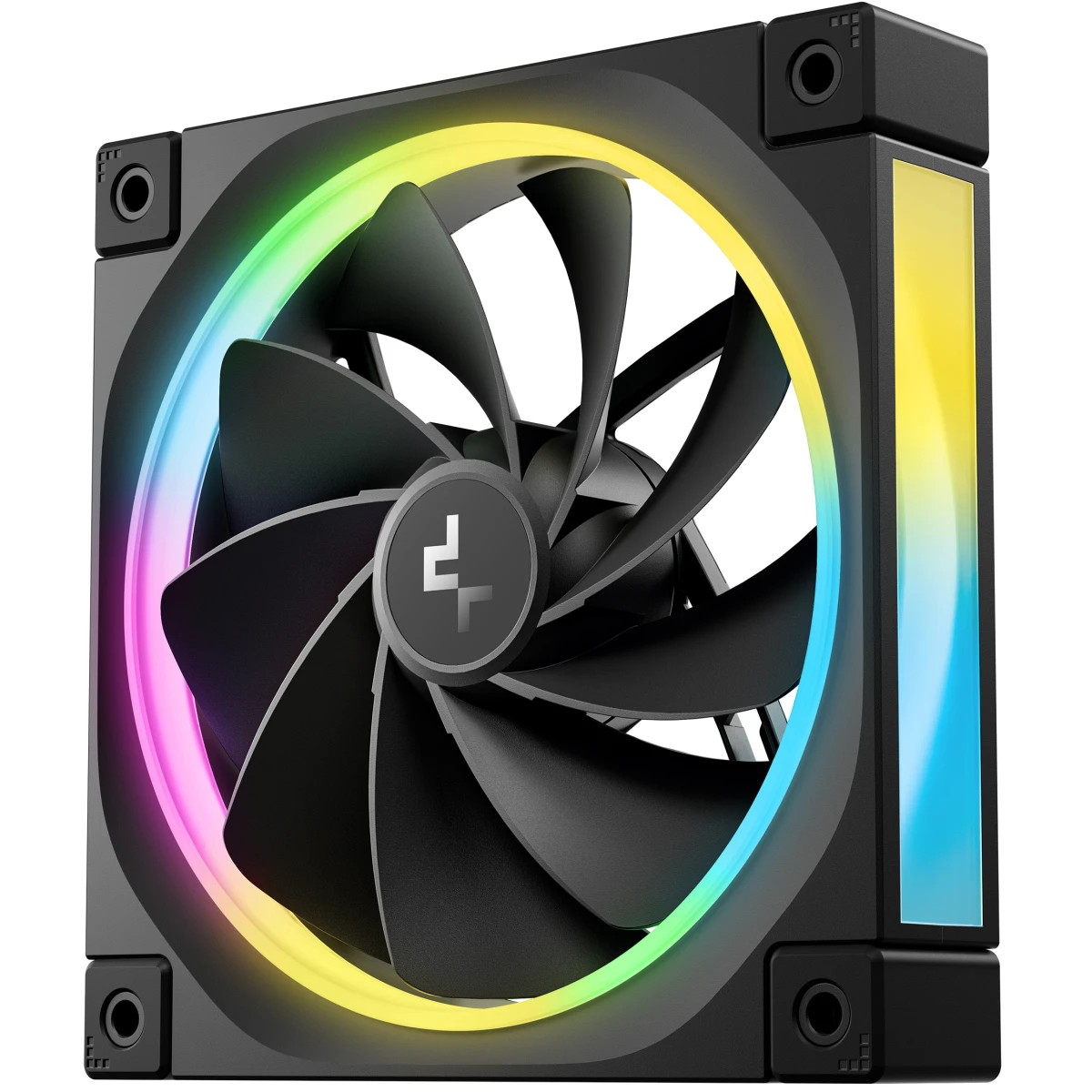 DeepCool FL12R Reversed Fan Blade 120mm Case Fans - Black