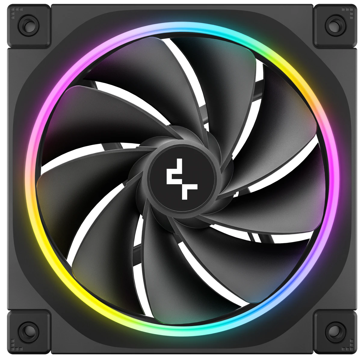 DeepCool FL12R Reversed Fan Blade 120mm Case Fans - Black