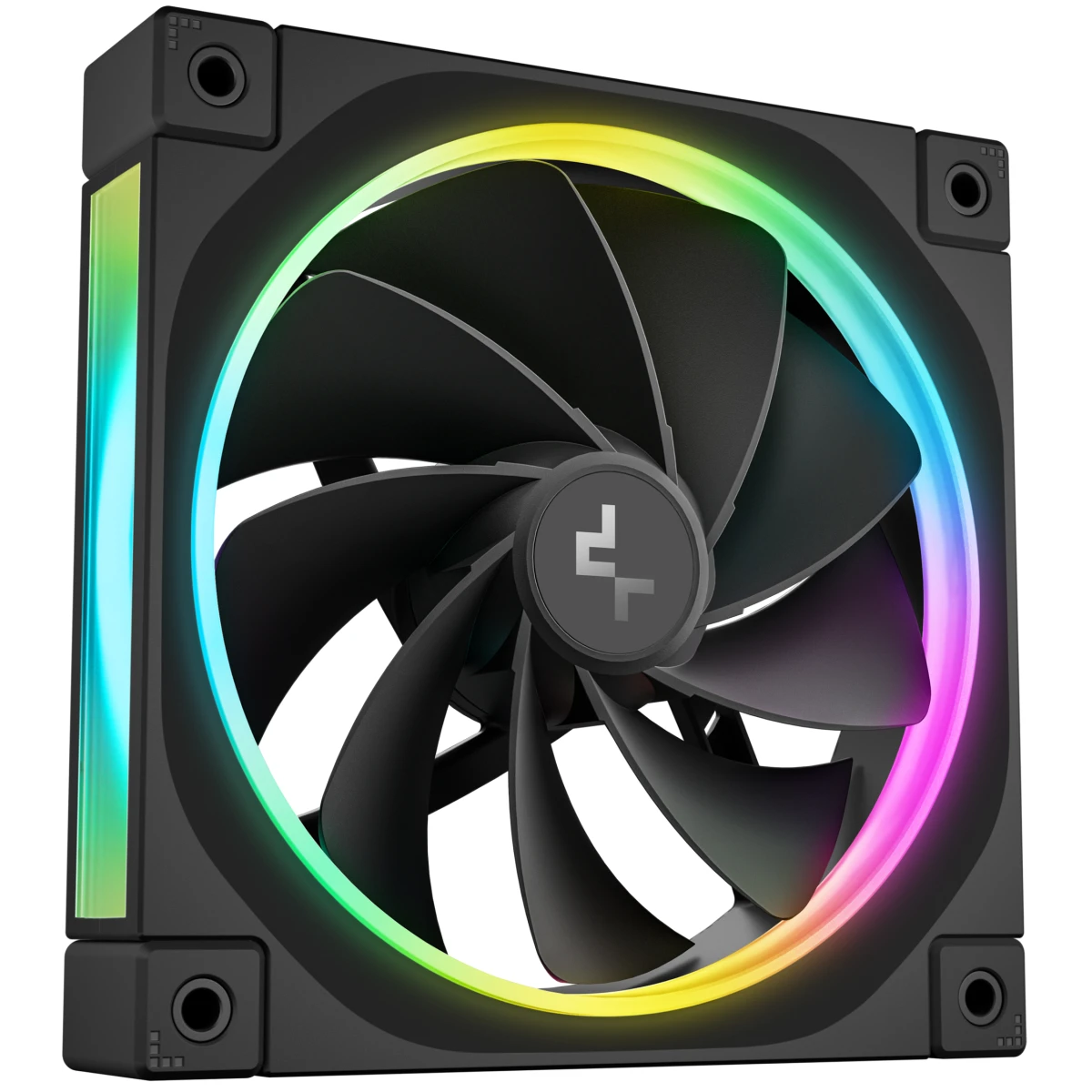 DeepCool FL12R Reversed Fan Blade 120mm Case Fans - Black