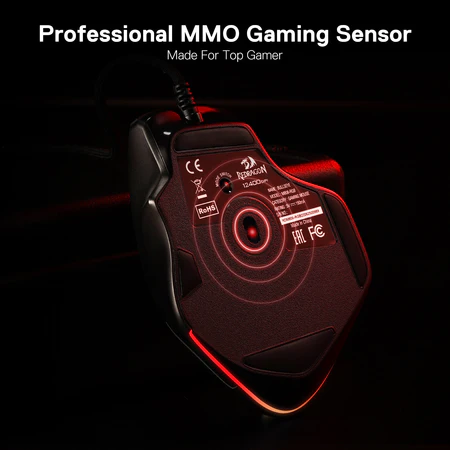 Redragon M806 RGB Bullseye Wired Gaming Mouse