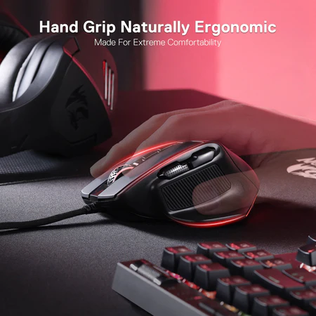 Redragon M806 RGB Bullseye Wired Gaming Mouse