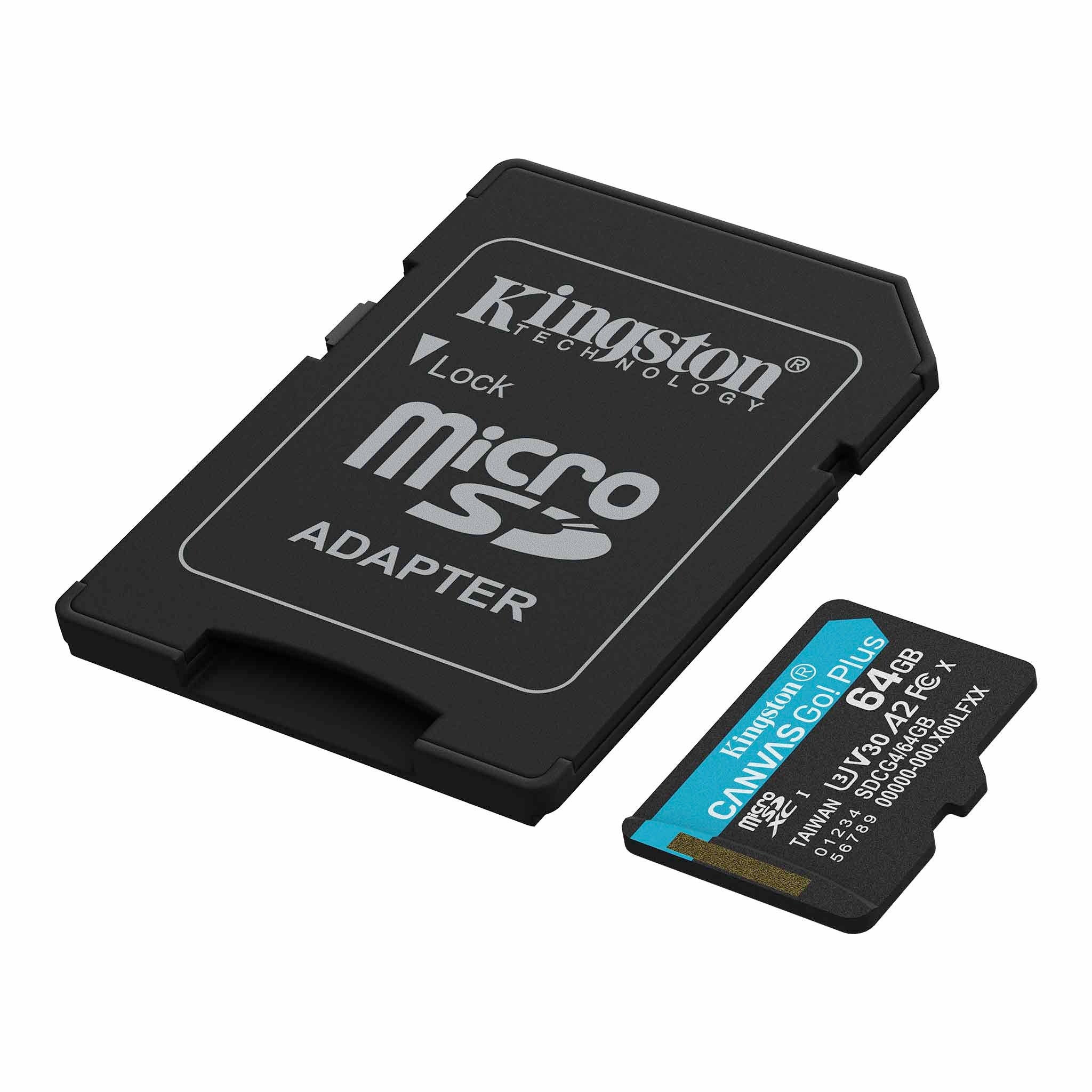 Kingston 64GB microSDXC Canvas Go Plus 200MB/s Read