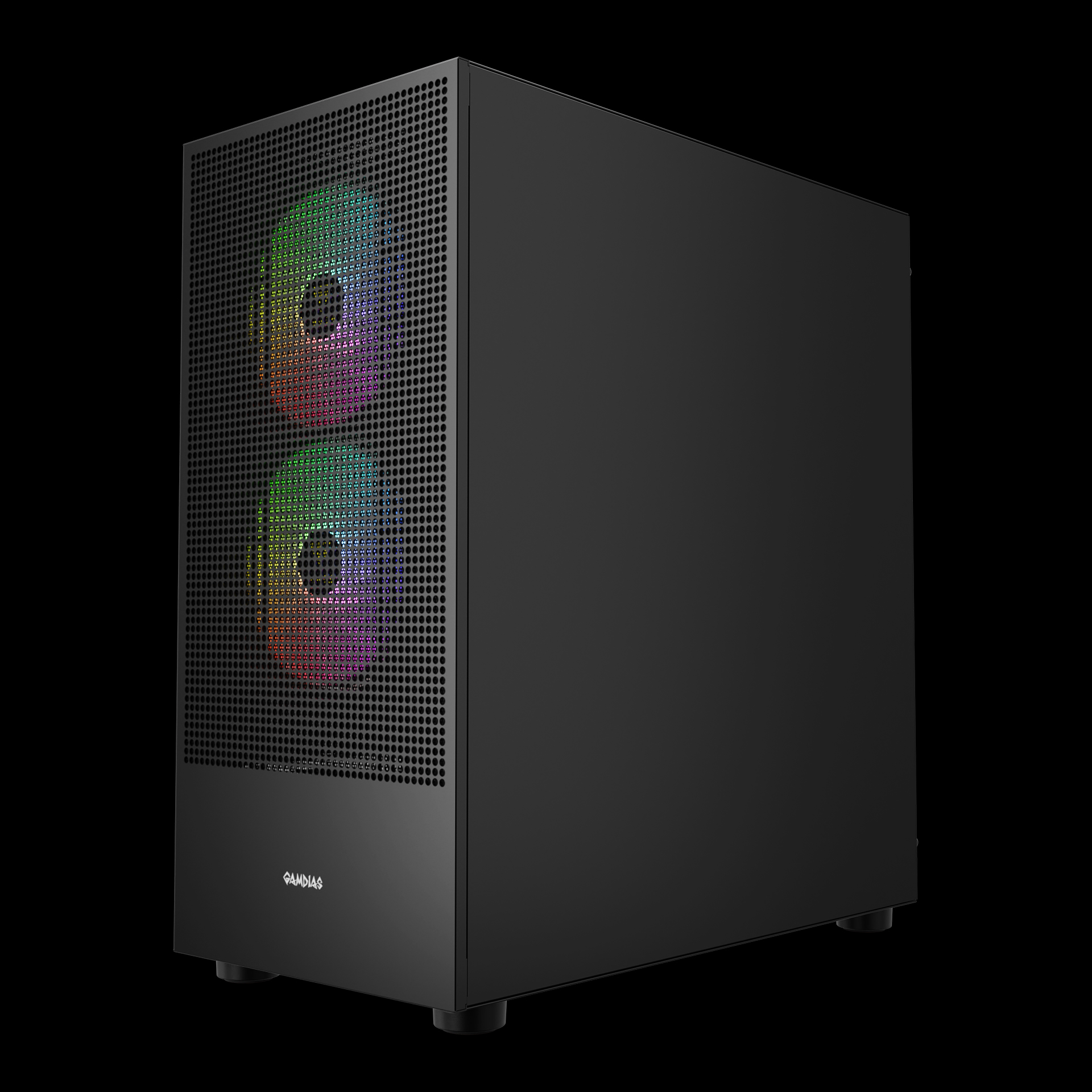 GAMDIAS TALOS M3 Mesh ARGB Mid Tower Gaming ARGB - Black