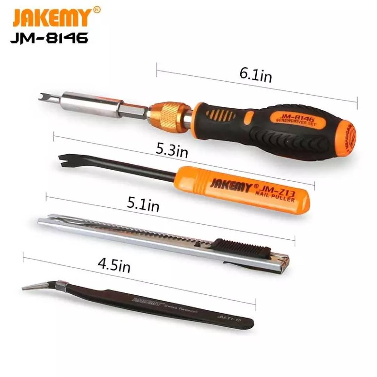 JAKEMY JM-8146 47 in 1 Household DIY Maintenance toolkit