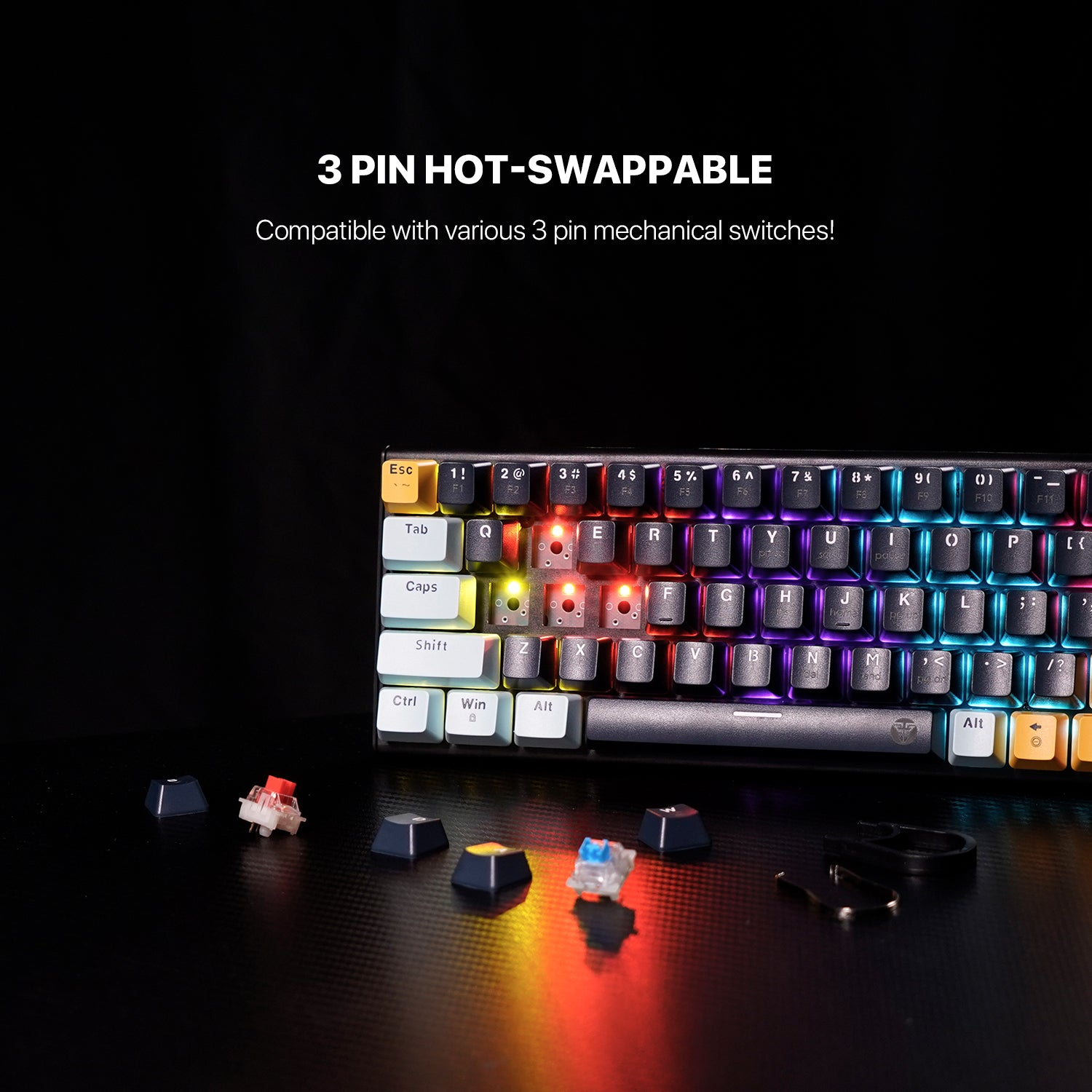 Fantech MK874 SKB ATOM 63 Mechanical Gaming Keyboard