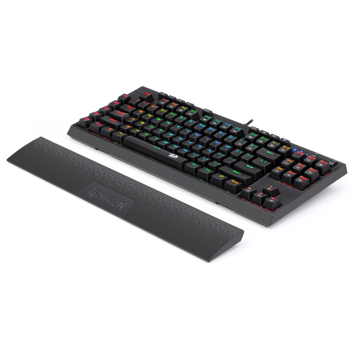 Redragon Broadsword K588 RGB Wired Mechanical Blue Switch Keyboard with RGB Back Lighting - Black