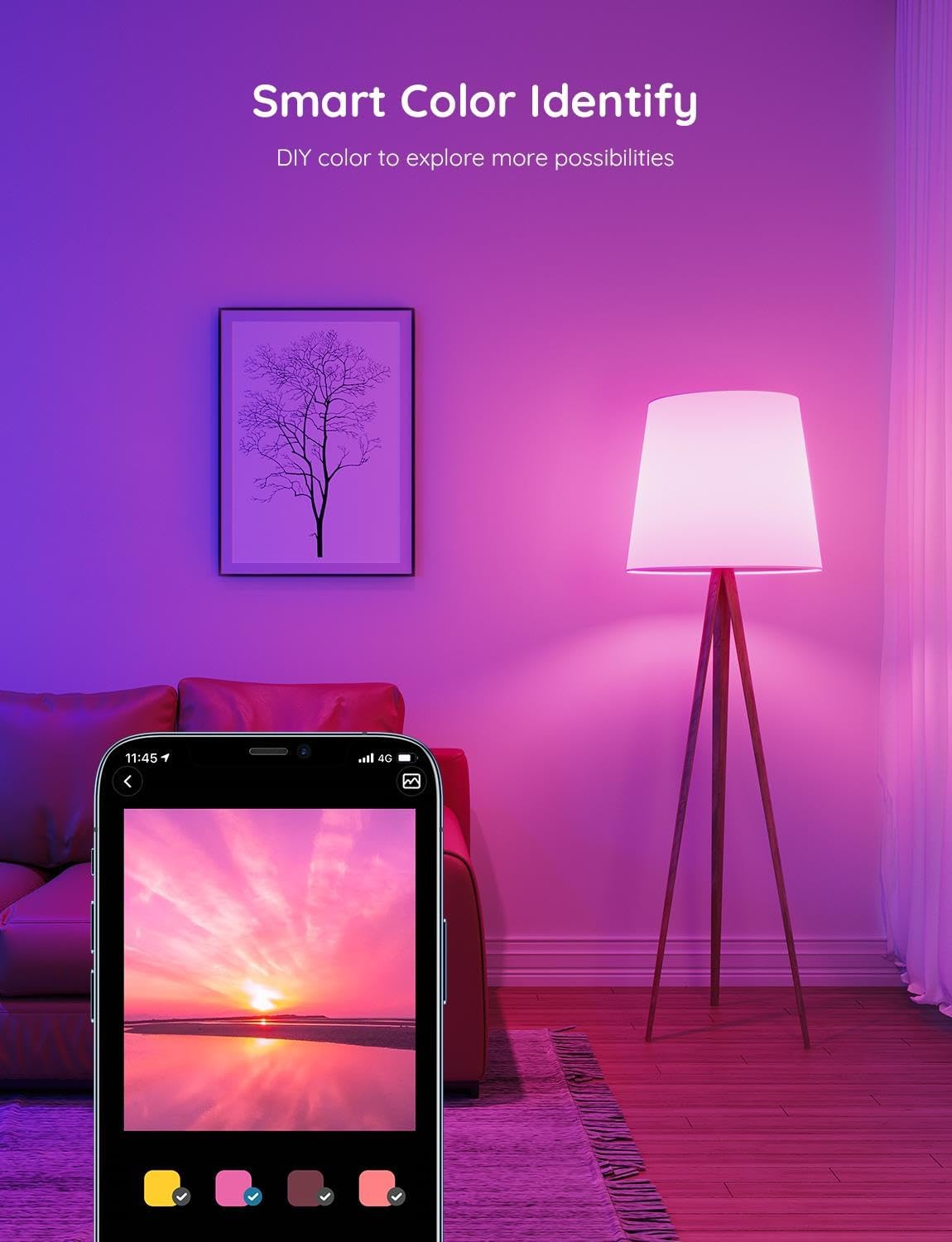 Govee Smart WiFi & BLE Light Bulb 800 lm