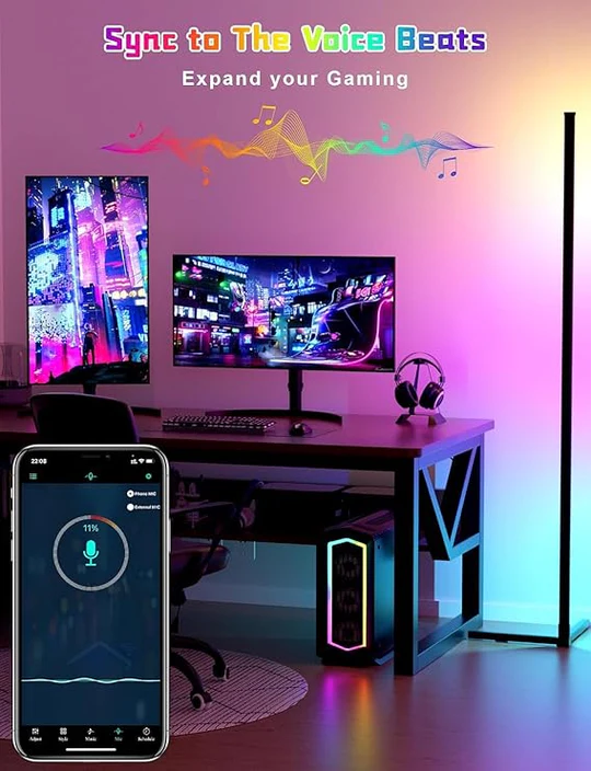 LED FLOOR LAMP BT 3 PACK