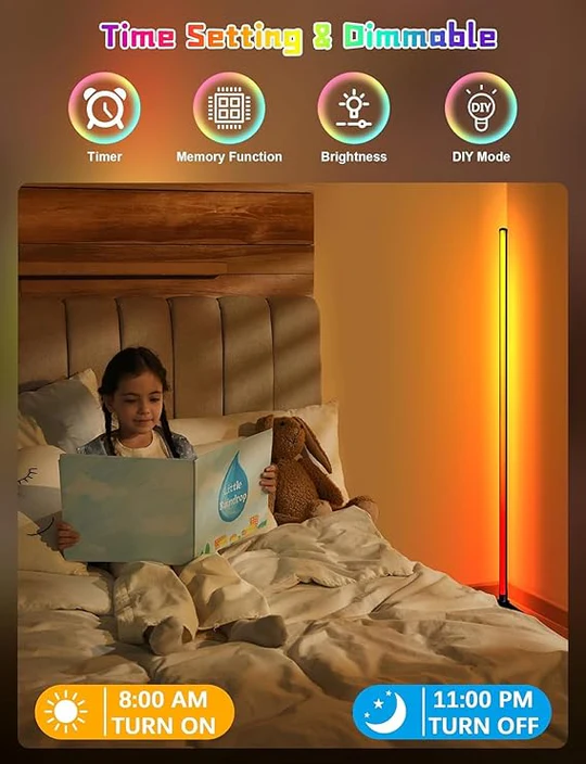 LED FLOOR LAMP BT 3 PACK