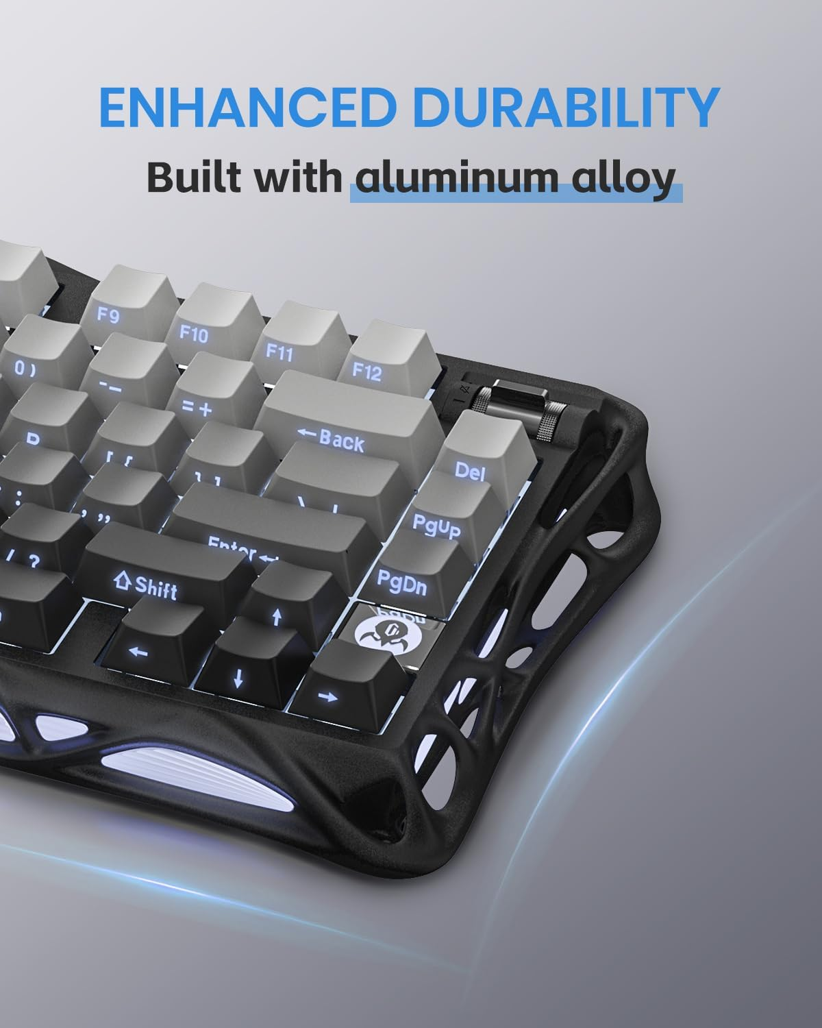 GravaStar Mercury K1 75% Wireless Mechanical Gaming Keyboard - Gradient Black