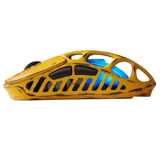 GravaStar Mercury X Wireless Gaming Mouse Special Edition - Battle Worn Yellow