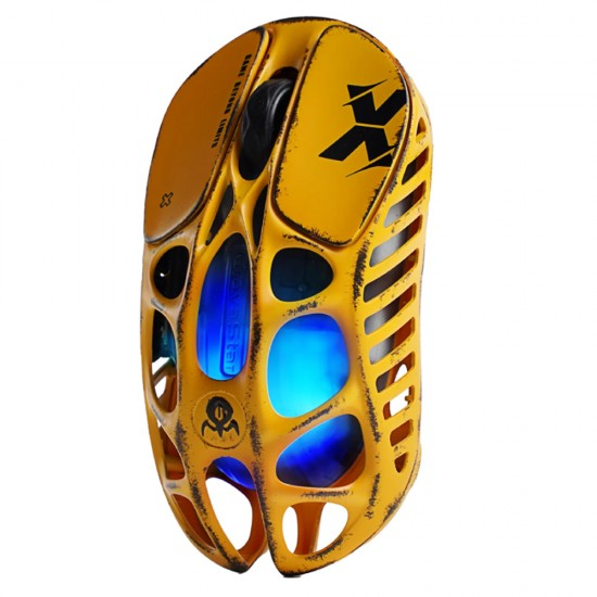 GravaStar Mercury X Wireless Gaming Mouse Special Edition - Battle Worn Yellow