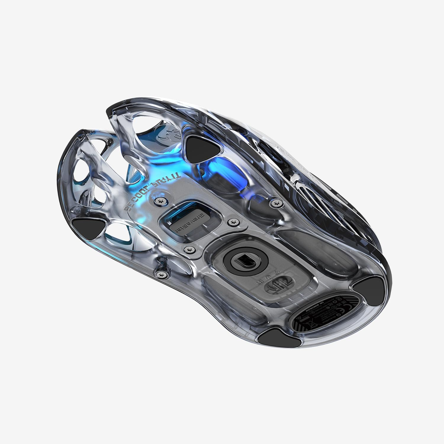 GravaStar Mercury M2 Wireless Gaming Mouse - Transparent Black