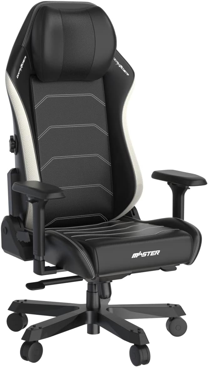 DxRacer Master Series Gaming Chair - Black/White