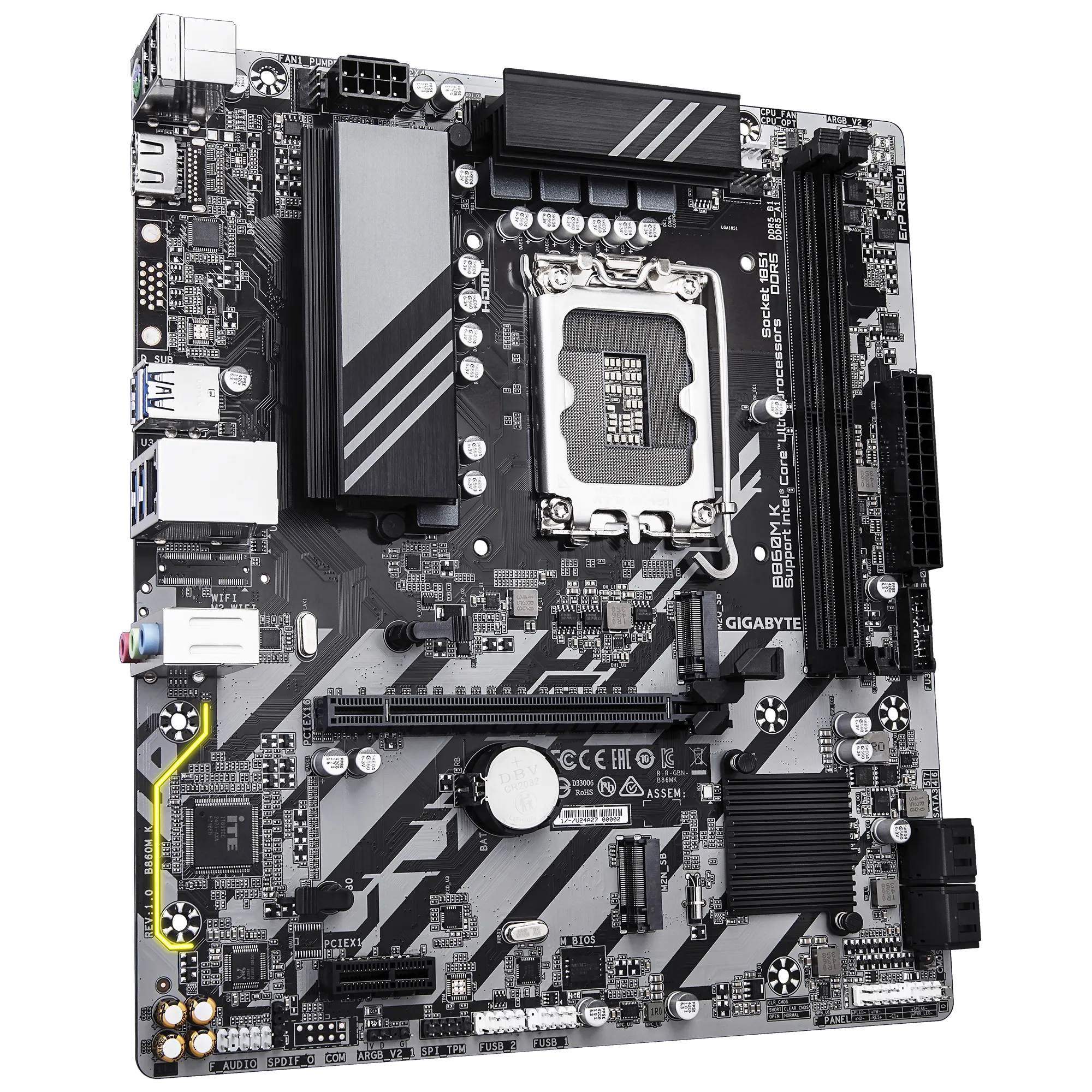 GIGABYTE B860M K DDR5 For Ultra Processor Motherboard