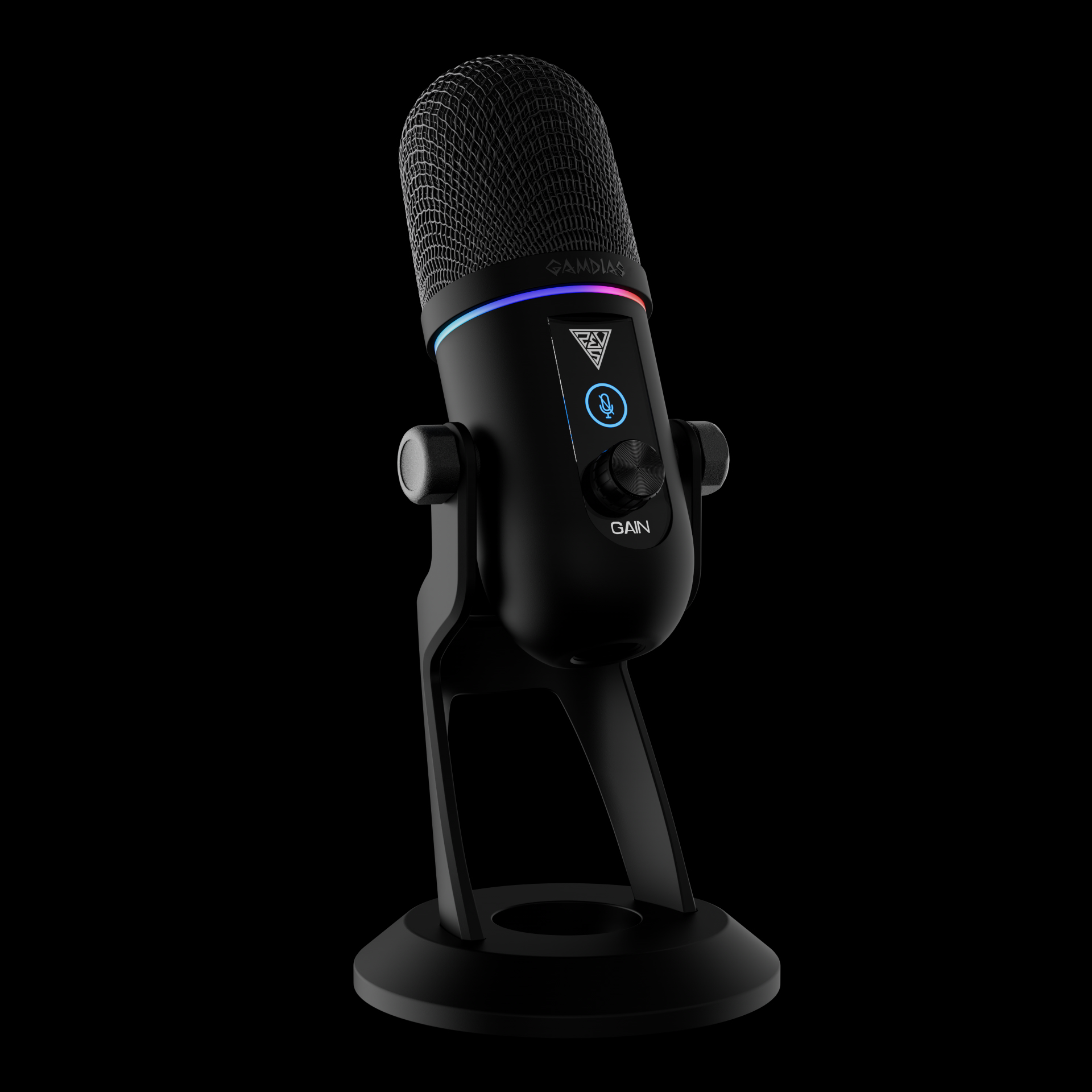 GAMDIAS PHEME M1 GAMING MICROPHONE - Noise Cancellation Built-in Foldable & Adjustable Stand