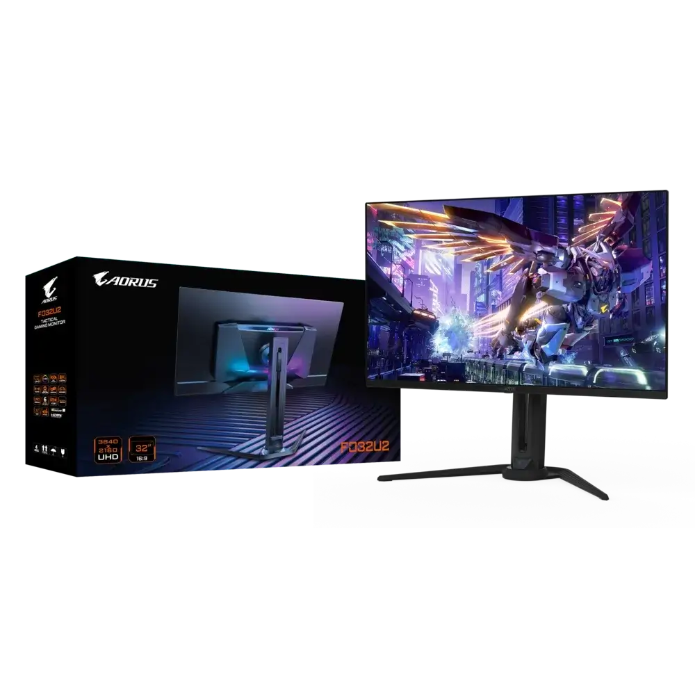 GIGABYTE AORUS FO32U2 32-inch QD-OLED UHD 4K 240Hz 0.03ms KVM GAMING MONITOR