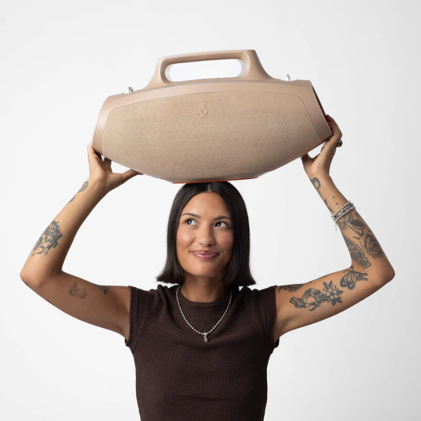 Skullcandy Barrel Bluetooth Boombox Speaker – Water-Resistant Wireless Portable Speaker