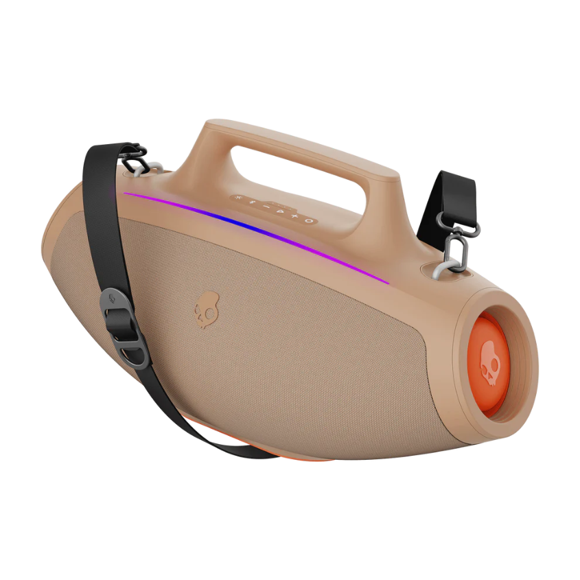 Skullcandy Barrel Bluetooth Boombox Speaker – Water-Resistant Wireless Portable Speaker