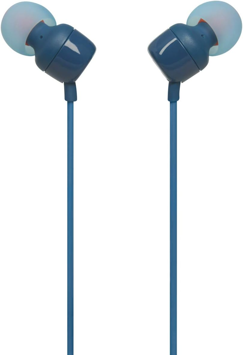 JBL TUNE 110 Wired Earbuds - BLUE